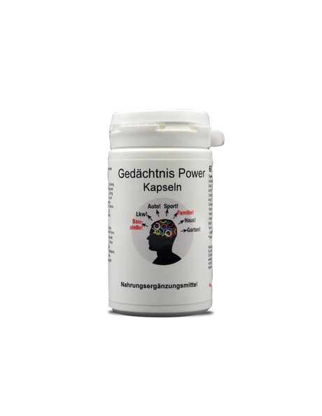 Gedächtnis Power - Memory Power - Formula for memory and concentration, 60 capsules Karl Minck - Nutra Best Europe