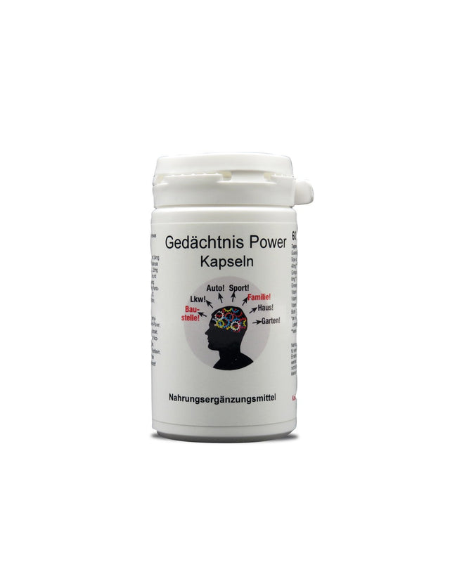Gedächtnis Power - Memory Power - Formula for memory and concentration, 60 capsules Karl Minck - Nutra Best Europe