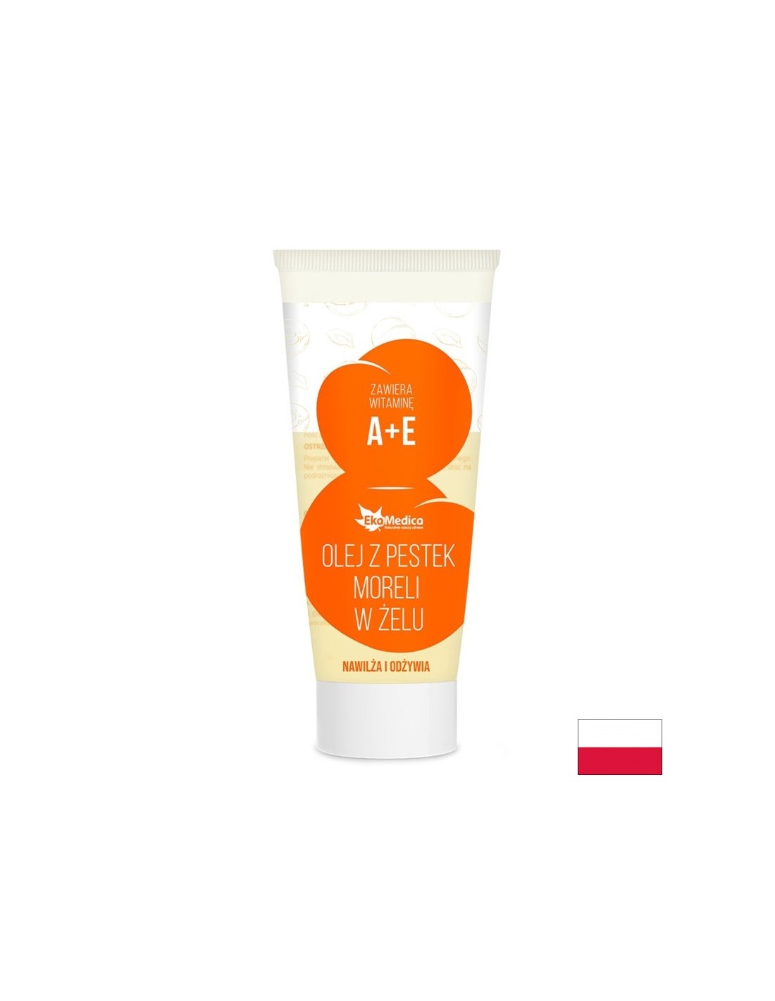 Hand and body gel with apricot kernel oil, 100 ml EkaMedica - Nutra Best Europe