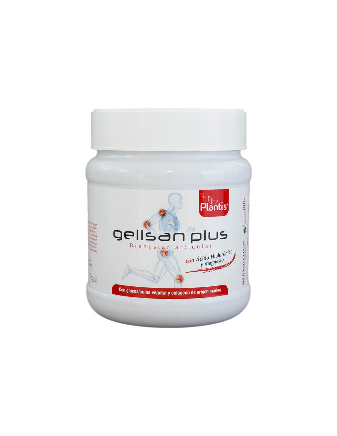Healthy joints and beautiful skin - Gelisan Plus Plantis® - Marine collagen, plant glucosamine, hyaluronic acid, 300 g, powder - Nutra Best Europe