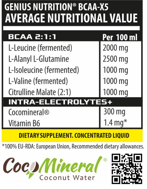 BCAA X5 Liquid Shot - 100 ml - Nutra Best Europe