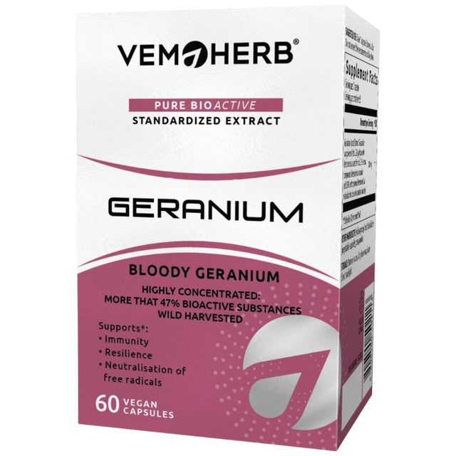 Geranium - 60 capsules - Nutra Best Europe