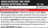 Zinc Sport - 60 Tablets - Nutra Best Europe