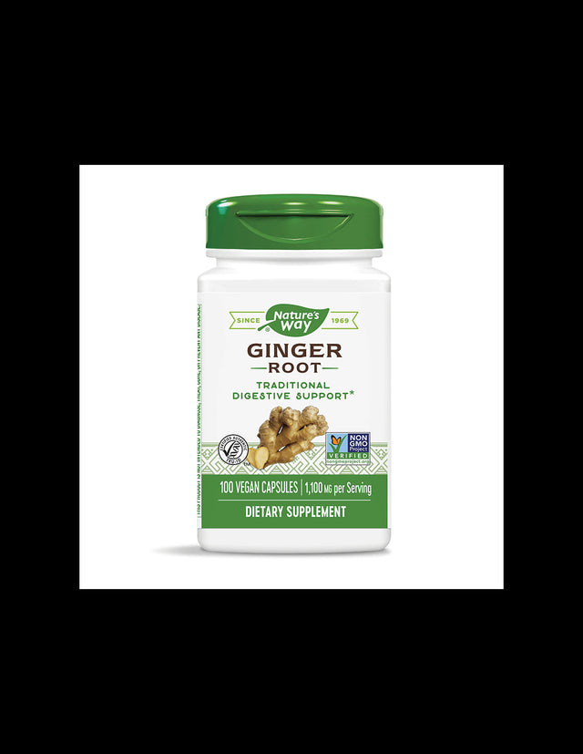 Ginger Root 550 mg - 100 capsules - Nutra Best Europe