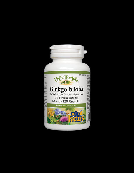 Ginkgo Biloba 60 mg - 120 capsules - Nutra Best Europe