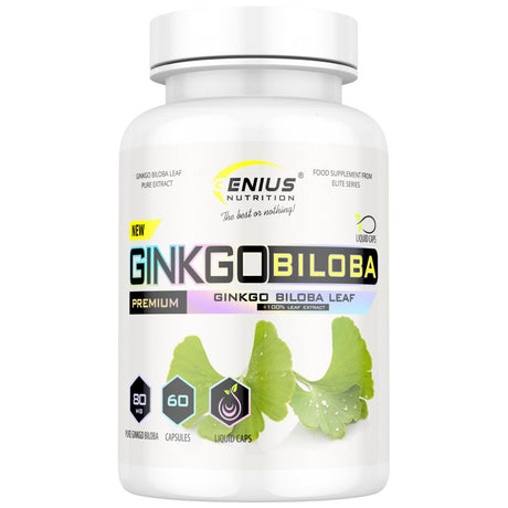 Ginkgo Biloba - 60 capsules - Nutra Best Europe