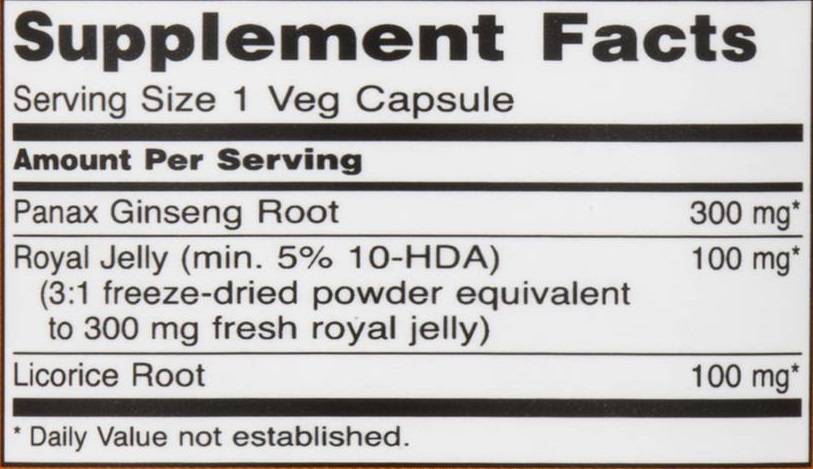 Ginseng & Royal Jelly - 90 capsules - Nutra Best Europe