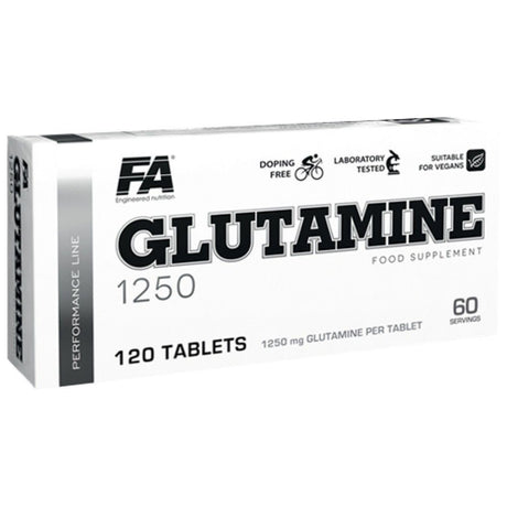 Glutamine 1250 - 120 Tablets - Nutra Best Europe
