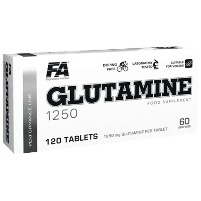 Glutamine 1250 - 120 Tablets - Nutra Best Europe
