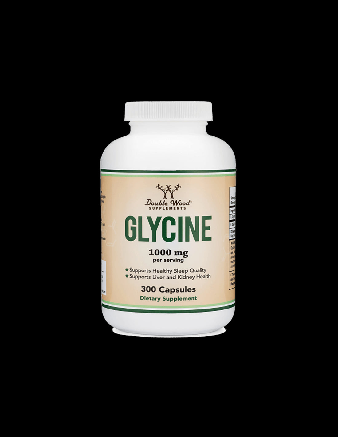 Glycine, 300 capsules Double Wood - Nutra Best Europe