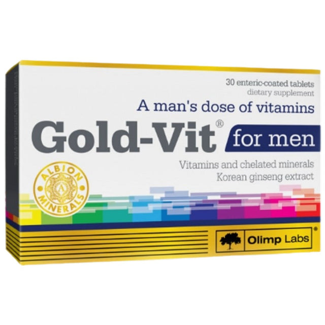Gold Vit For Men - 30 Tablets - Nutra Best Europe