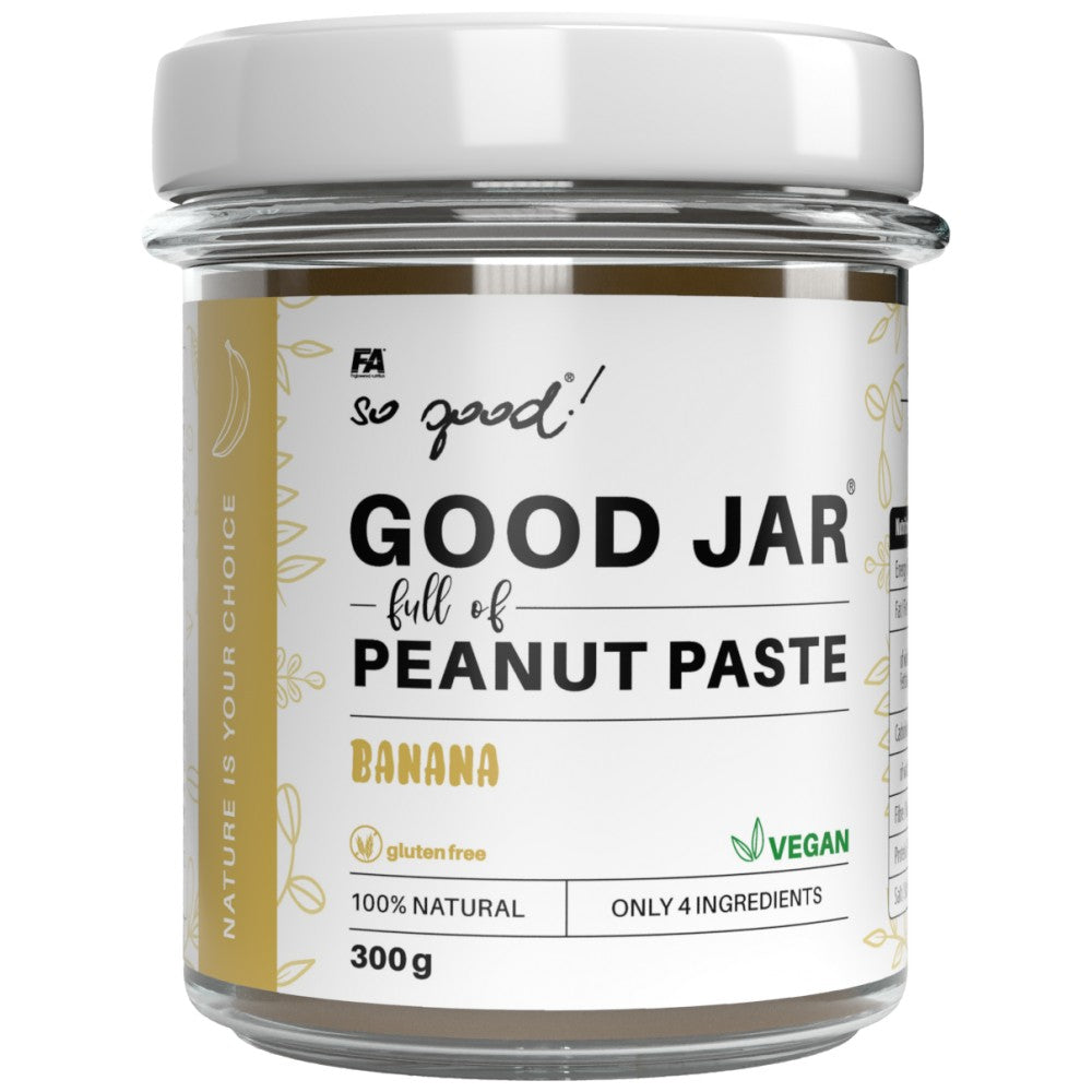 Good Jar / Full of Peanut Paste / Different Flavors 300 grams - Nutra Best Europe
