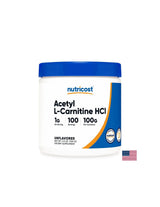 Fat burning - Acetyl-L-Carnitine, 100 g powder - Nutra Best Europe