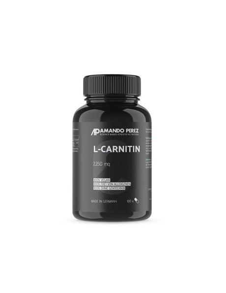 Fat burning and energy - L-carnitine, 2250 mg x 100 vegan capsules - Nutra Best Europe