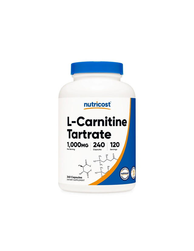 Fat burning - L-Carnitine (tartrate), 240 capsules - Nutra Best Europe