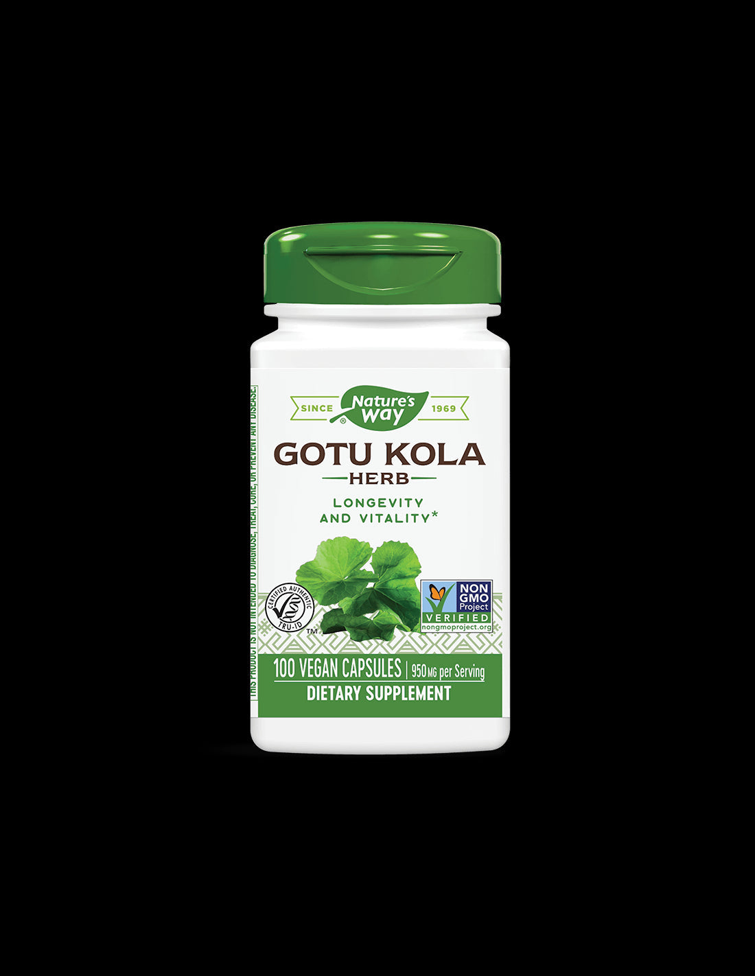 Gotu Kola 475 mg - 100 capsules - Nutra Best Europe