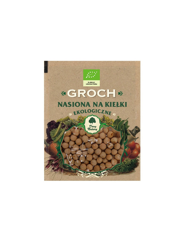 Peas - seeds for sprouts Bio, 50 g Dary Natury - Nutra Best Europe