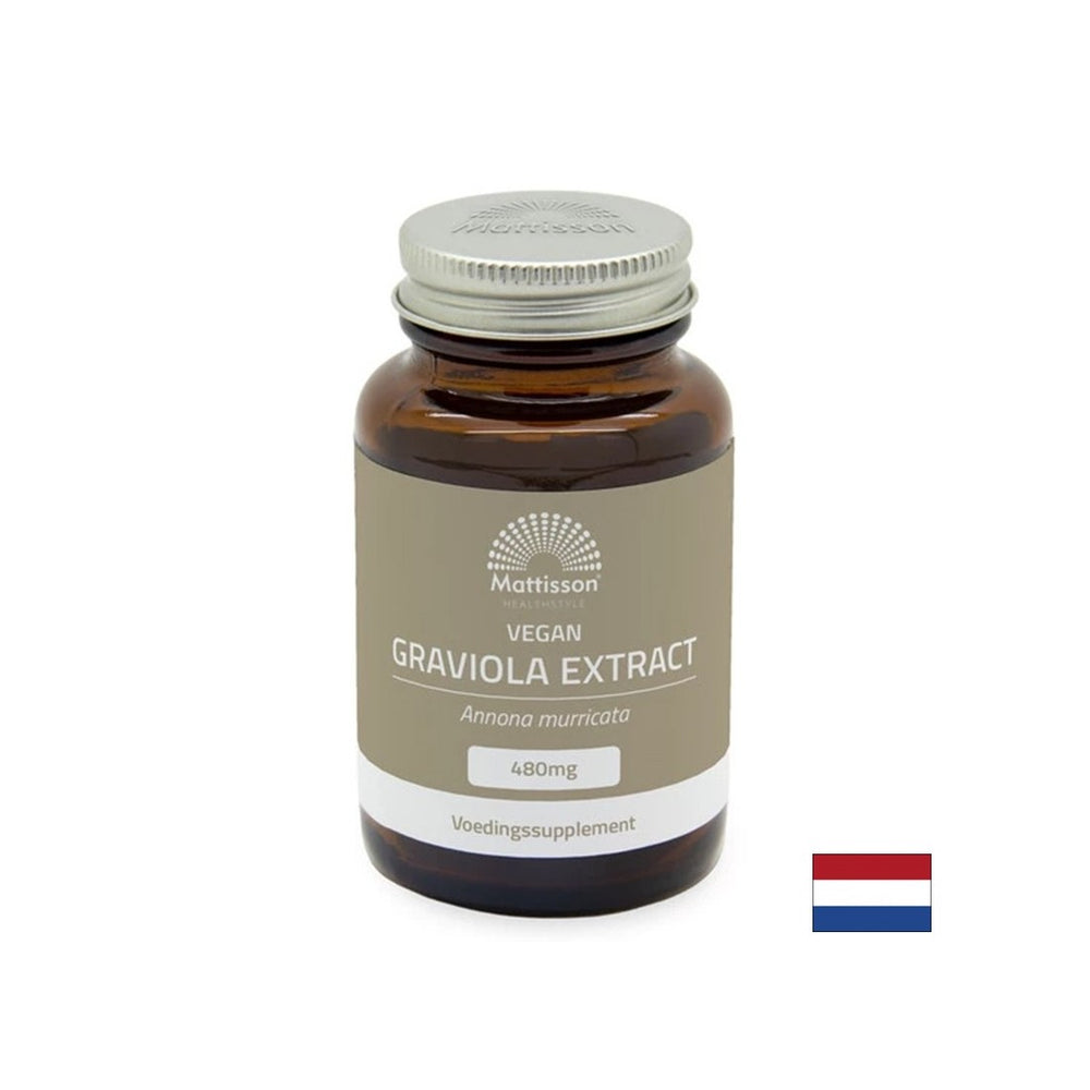 Graviola (fruit extract) - Antioxidant protection and cellular balance, 480 mg x 60 capsules - Nutra Best Europe