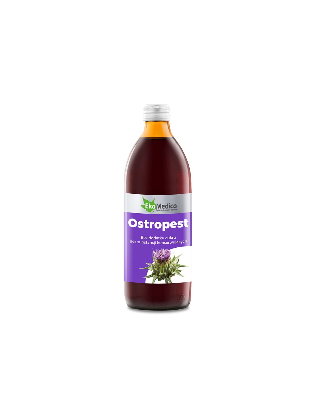 Liver care - Milk thistle, syrup 500 ml EkaMedica - Nutra Best Europe
