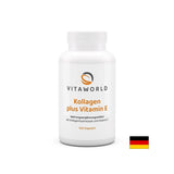 Hair, Skin and Joint Care - Collagen (Bovine) 500 mg + Vitamin E, 100 capsules - Nutra Best Europe