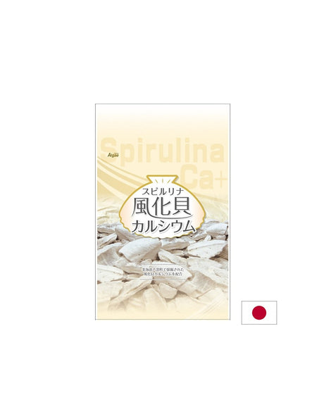 Japanese Spirulina with calcium from fossilized shells - Supports bones and muscles, 1200 tablets - Nutra Best Europe