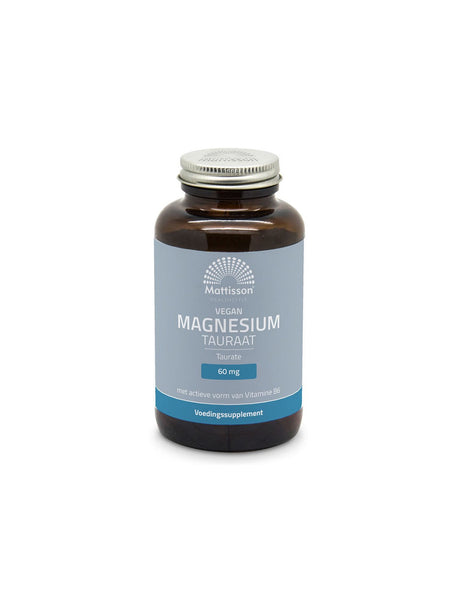 Muscle and heart care - Magnesium (taurate), 120 capsules Mattisson Healthstyle - Nutra Best Europe