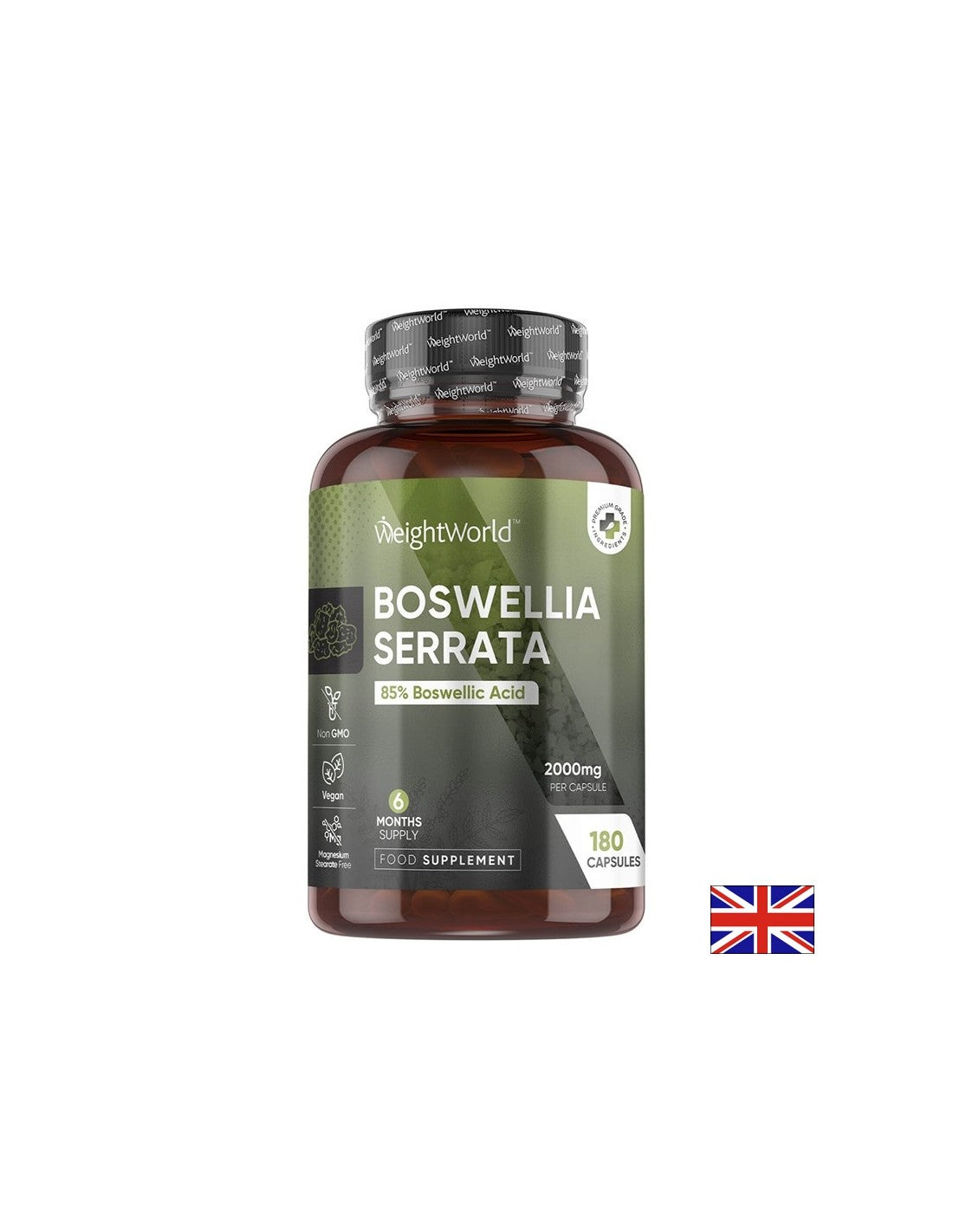 Joint care - Boswellia, 2000 mg x 180 capsules - Nutra Best Europe