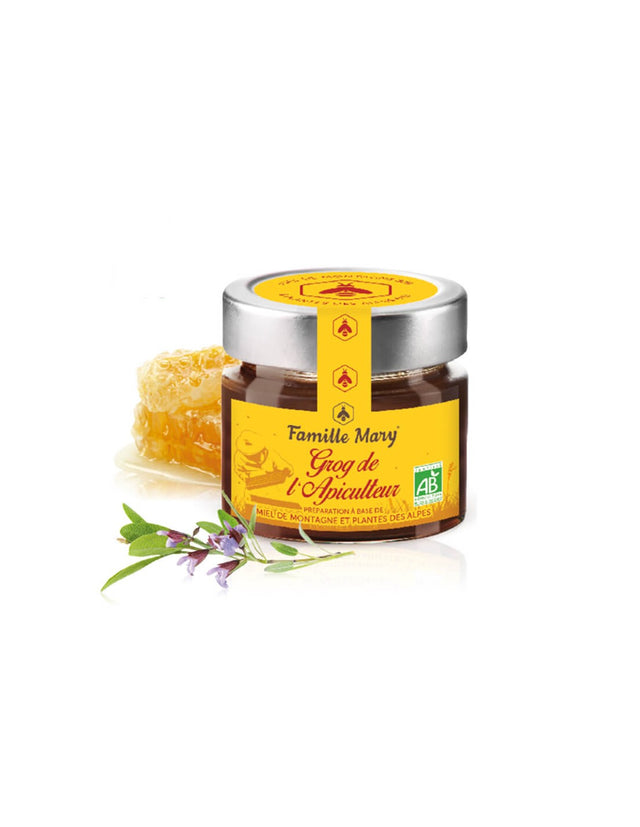 Grog de l'Apiculteur / Grog from alpine honey, propolis and alpine plants, 100 g Famille Mary - Nutra Best Europe