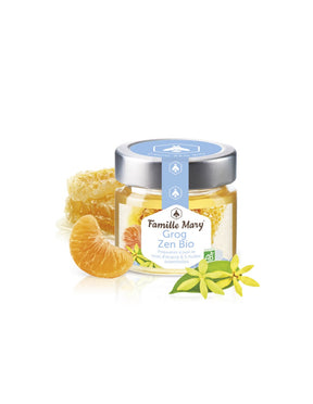 Grog Zen Bio / Grog for the nervous system of acacia honey and 5 essential oils, 100 g Famille Mary - Nutra Best Europe