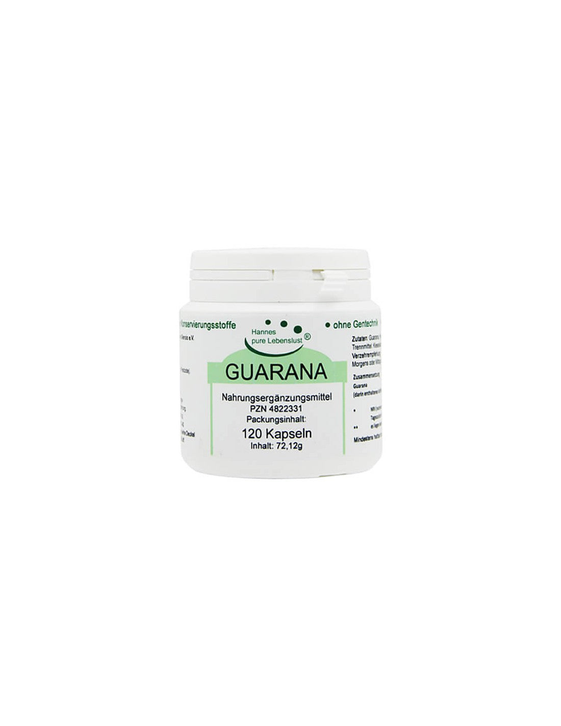 Guarana / Guarana, 120 capsules El Compra - Nutra Best Europe