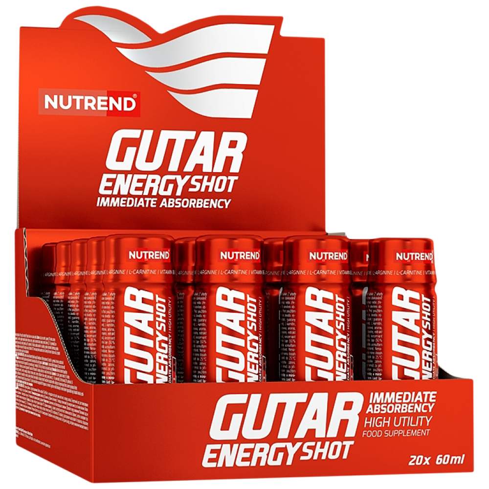 Gutar Energy Shot 60 ml - 20 x 60 ml - Nutra Best Europe