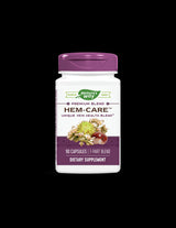 Hemorrhoids and Varicose Veins - Mix of vitamins, minerals and herbs Hem-Care, 90 capsules Nature's Way - Nutra Best Europe