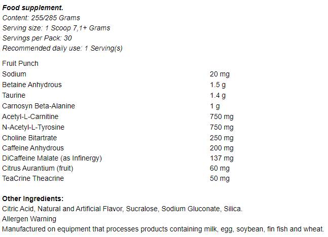 Hemo Rage Black Ultra Concentrate - 292 grams - Nutra Best Europe