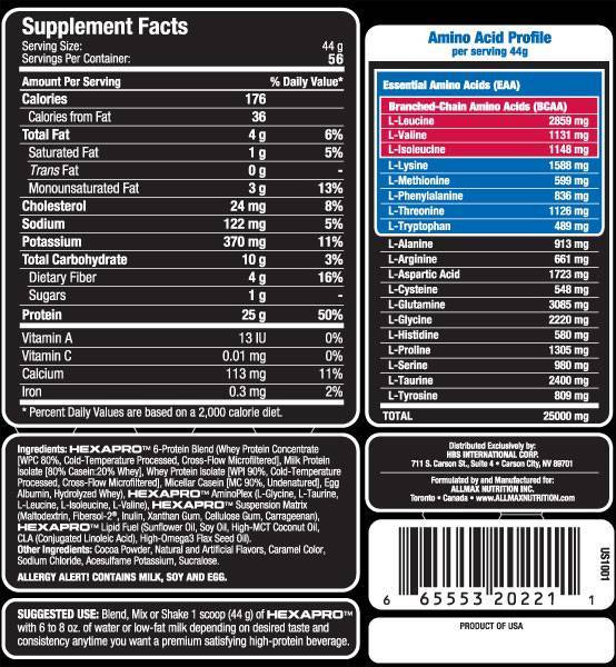 HexaPro - 2490 grams - Nutra Best Europe