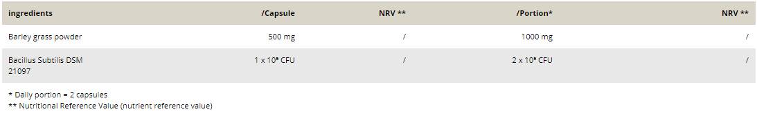 Bacillus Subtilis 60 caplets - Nutra Best Europe