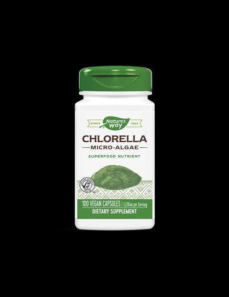 Chlorella 410 mg - 100 capsules - Nutra Best Europe