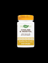 Choline 250 mg & Inositol 250 mg - 100 capsules - Nutra Best Europe