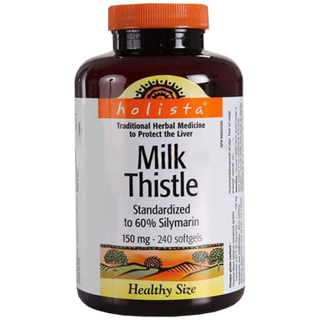Milk Thistle Holista 150 mg - 240 Softgels - Nutra Best Europe