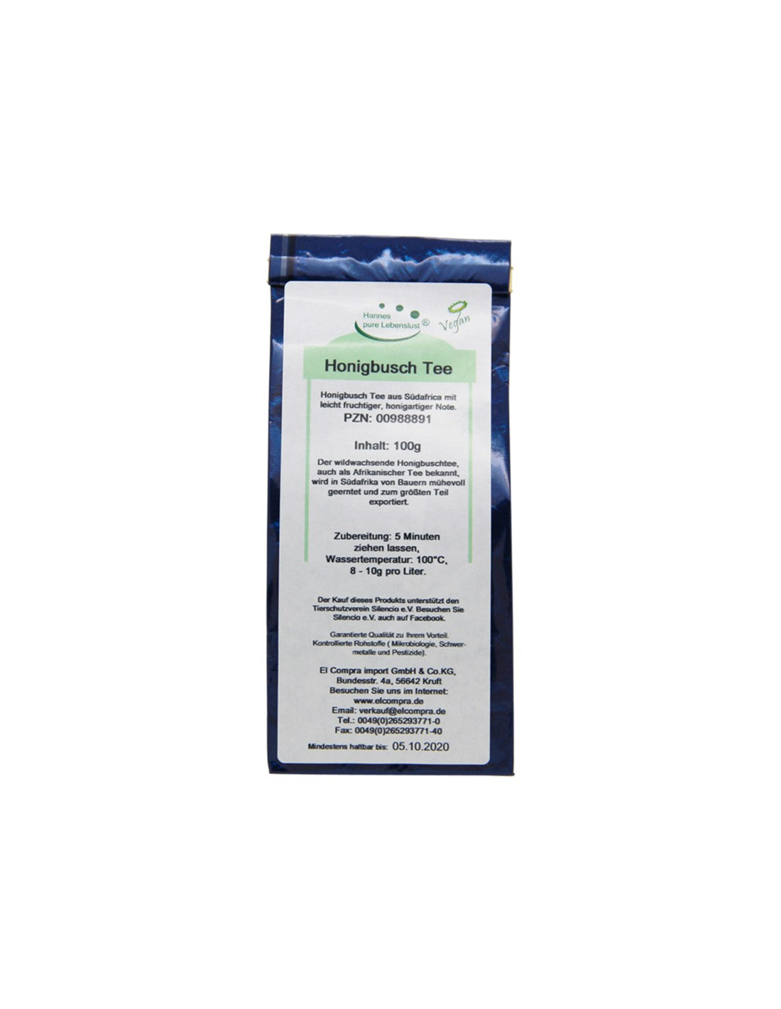 Honigbush Tee - Honeybush tea, 100 g El Compra - Nutra Best Europe