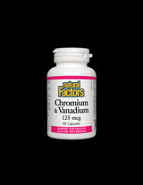 Chromium and Vanadium 125 mcg - 90 capsules - Nutra Best Europe