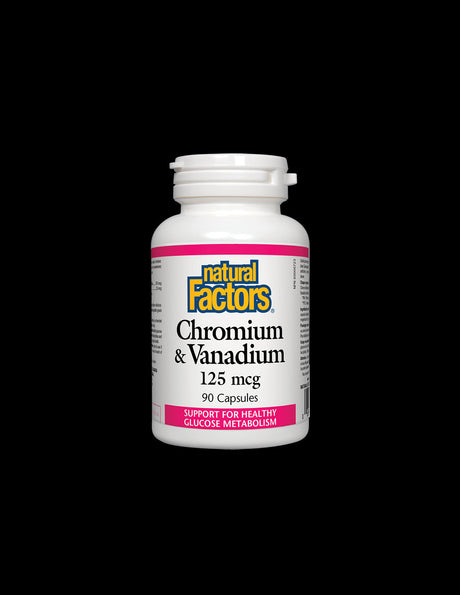 Chromium and Vanadium 125 mcg - 90 capsules - Nutra Best Europe