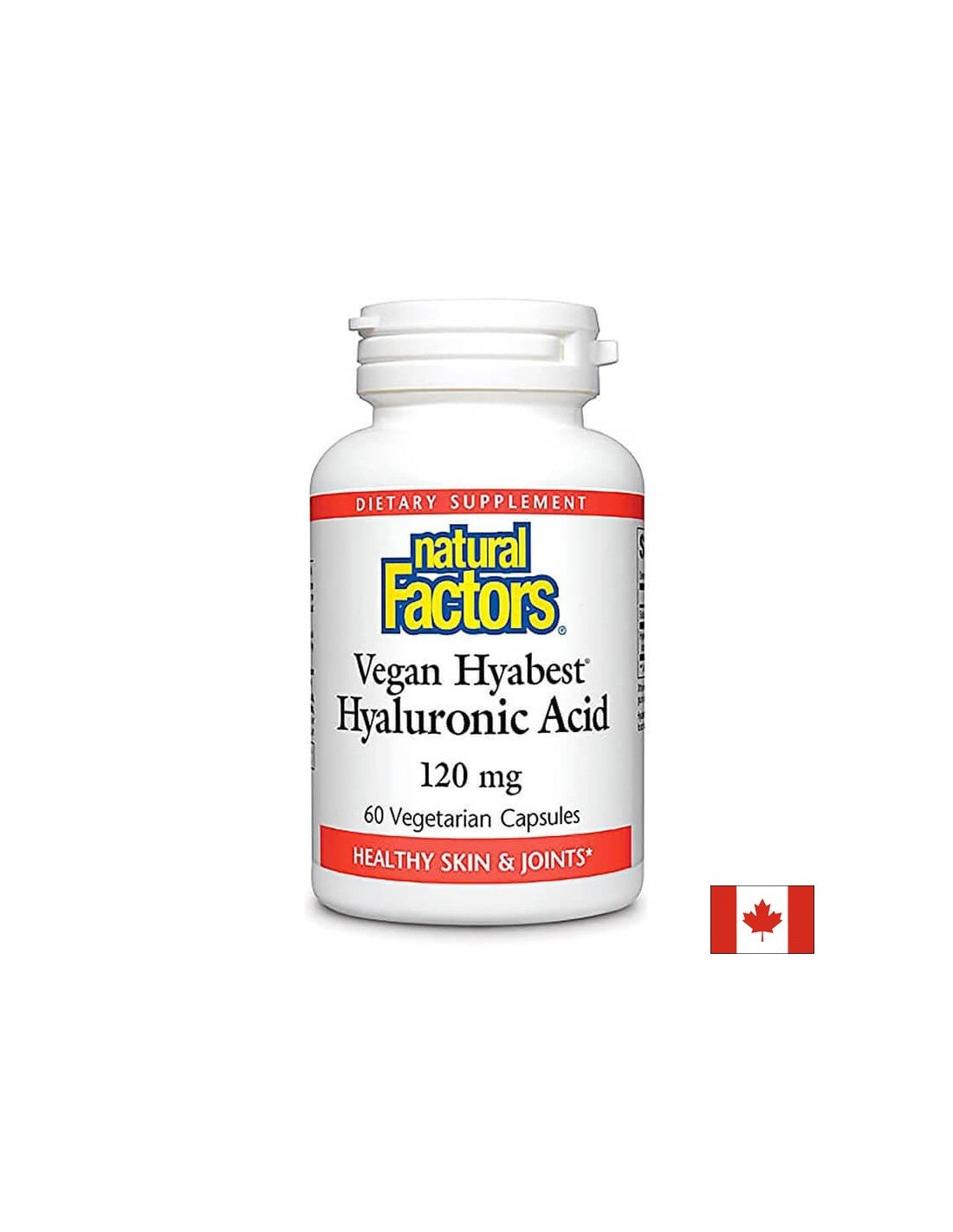 Beautiful skin - healthy joints - Hyaluronic acid HyAppeal® (vegan), 120 mg x 60 V capsules - Nutra Best Europe