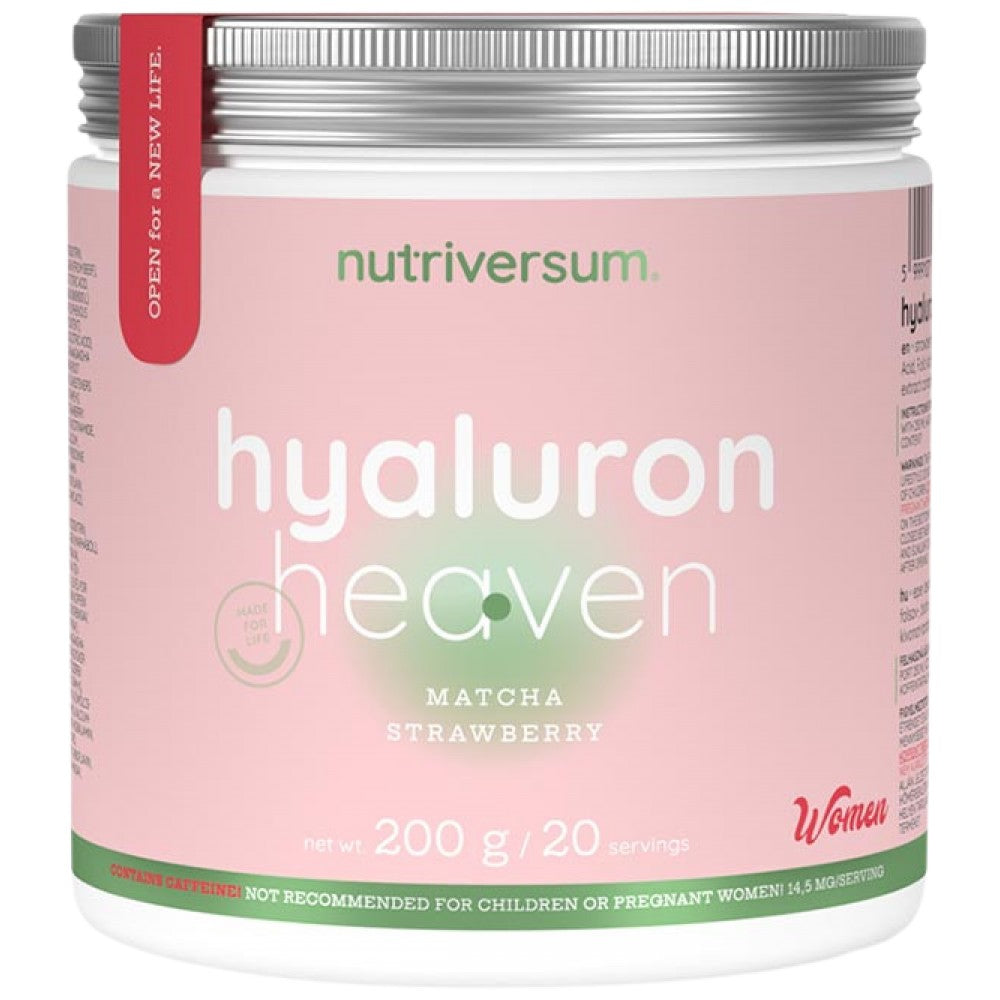 Hyaluron Heaven | Hyaluronic Acid with Collagen and Ashwagandha - 200 grams - Nutra Best Europe