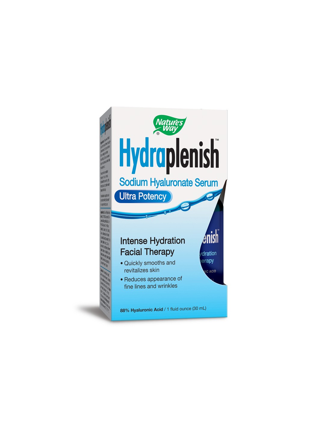 Hydraplenish™ Sodium Hyaluronate Serum / Hydraplenish™ serum (88% hyaluronic acid) x 30 ml - Nutra Best Europe
