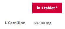 L-Carnitine Endurance Sport | Effervescent - 20 soluble tablets - Nutra Best Europe