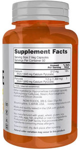 Pyruvate 600 mg - 100 capsules - Nutra Best Europe