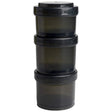 Revive Storage Power Tower | Smart Powder Container ~ Black - 200 + 200 + 150 ml - Nutra Best Europe