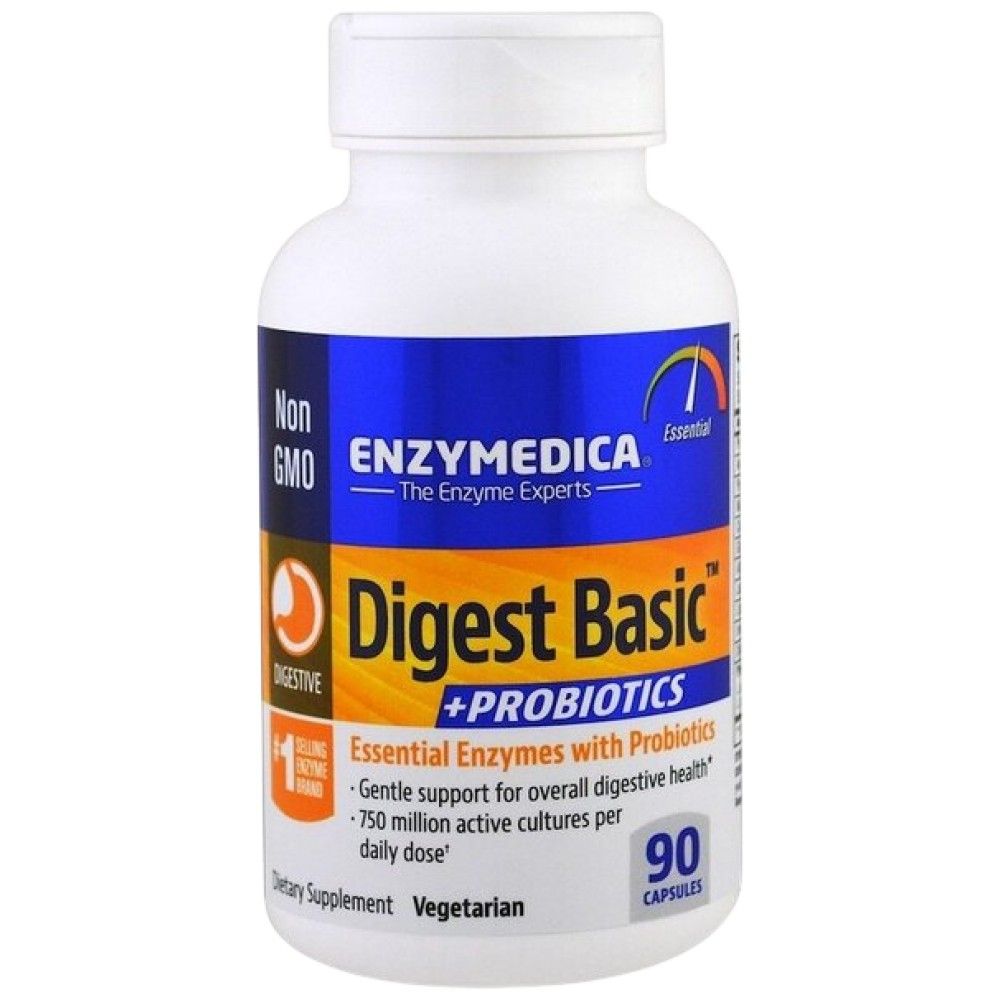 Digest Basic + Probiotics - 90 capsules - Nutra Best Europe