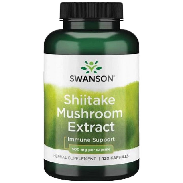 Shiitake Mushroom Extract 500 mg 120 capsules - Nutra Best Europe