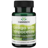 Ginkgo with Vinpocetine (Standardized) 40 mg - 60 capsules - Nutra Best Europe